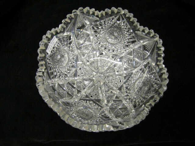 Appraisal: Cut Glass Bowl brilliant period diameter