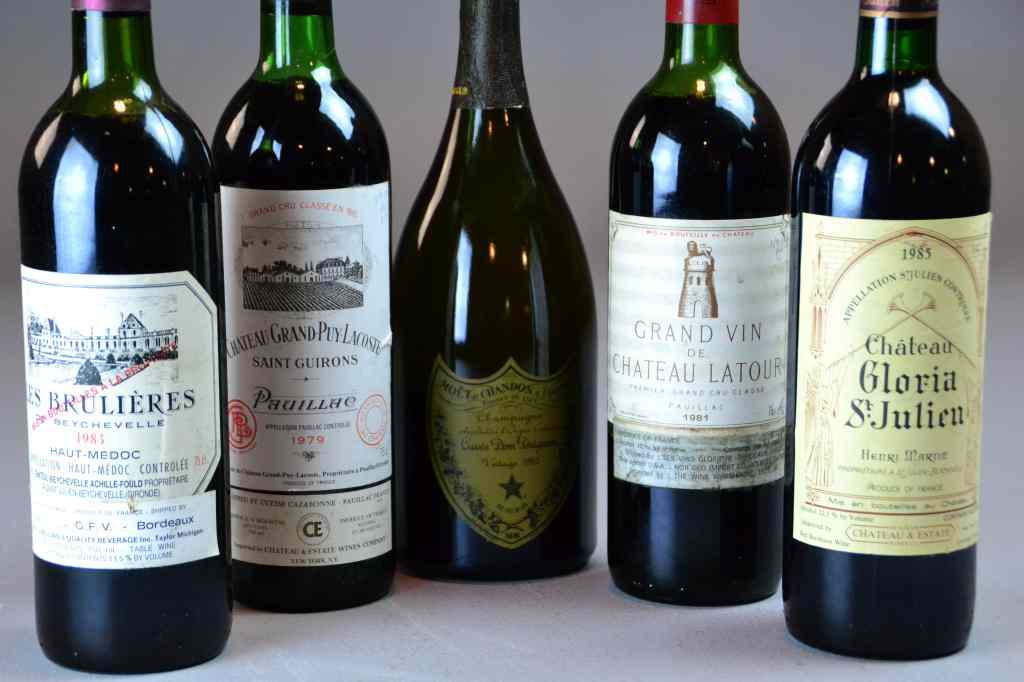 Appraisal: Bottles Of Various French WineTo include a Chateau Grand Puy