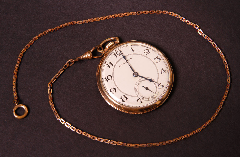 Appraisal: - Hamilton GF Pocket Watch Hamilton pocket watch gold filled