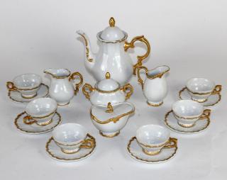 Appraisal: Bavarian porcelain demi-tasse coffee service for Tirschenreuth others