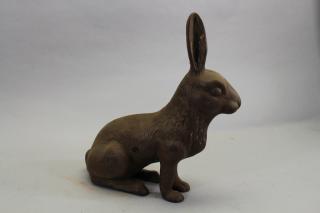 Appraisal: Iron Bunny Door Stop Iron Bunny Door Stop Height in