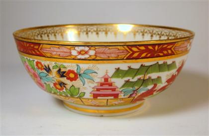 Appraisal: Victorian Worcester creamware bowl barr flight barr