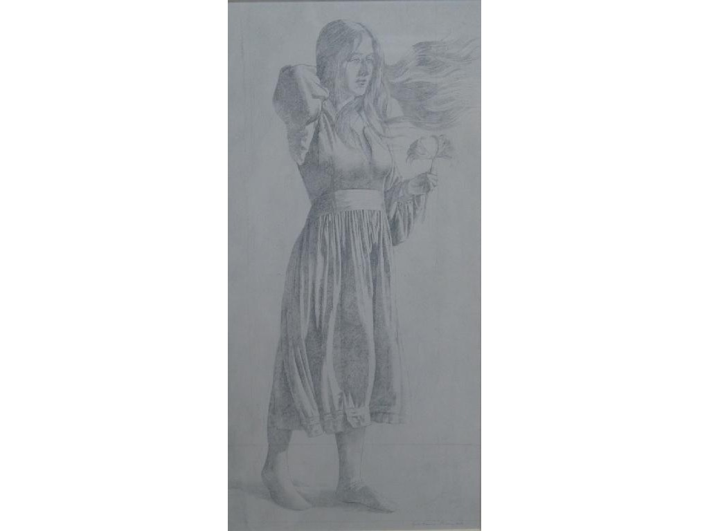 Appraisal: GRAHAM ARNOLD Study for the Angel of the Annunciation signed