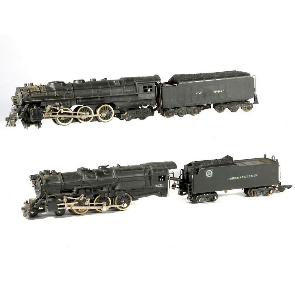 Appraisal: AF S PRR Pacific and Hudson Steam Locomotives Smoke Cartridges