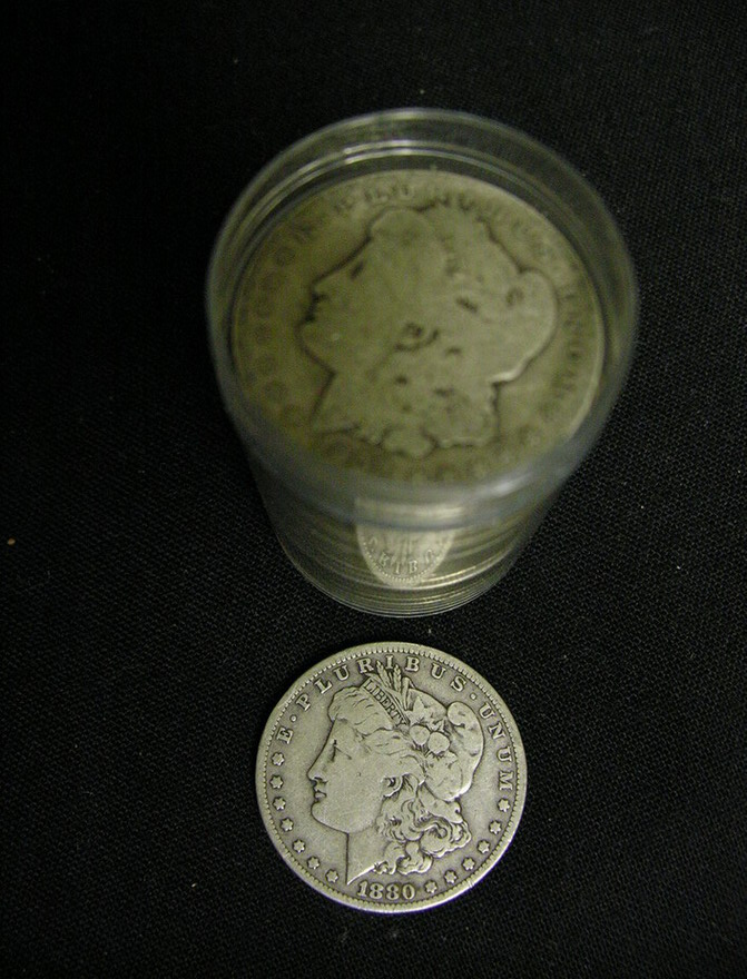 Appraisal: U S MORGAN SILVER DOLLARS Estate coins - - O