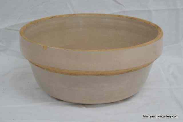 Appraisal: Vintage Crock Pottery '' mixing BowlFrom the estate is a