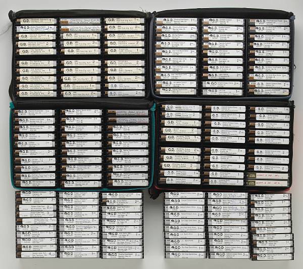 Appraisal: A Vince Welnick enormous collection of cassette tape recordings of