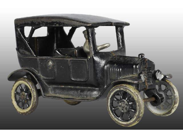 Appraisal: Cast Iron Black Arcade Model T Auto Description Model T