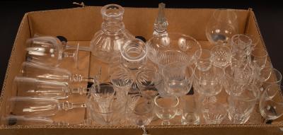 Appraisal: Sundry stem wine glasses and other glasses