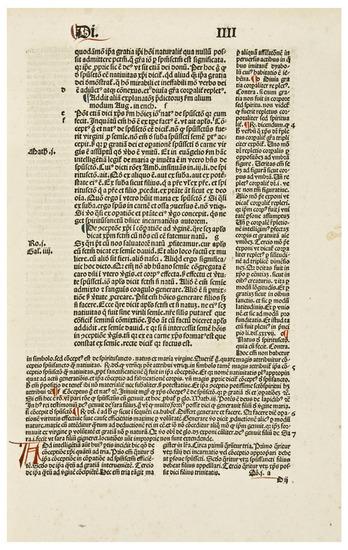 Appraisal: BONAVENTURA Saint - Perlustratio in quatuor libros Sententiarum Nuremberg Anton