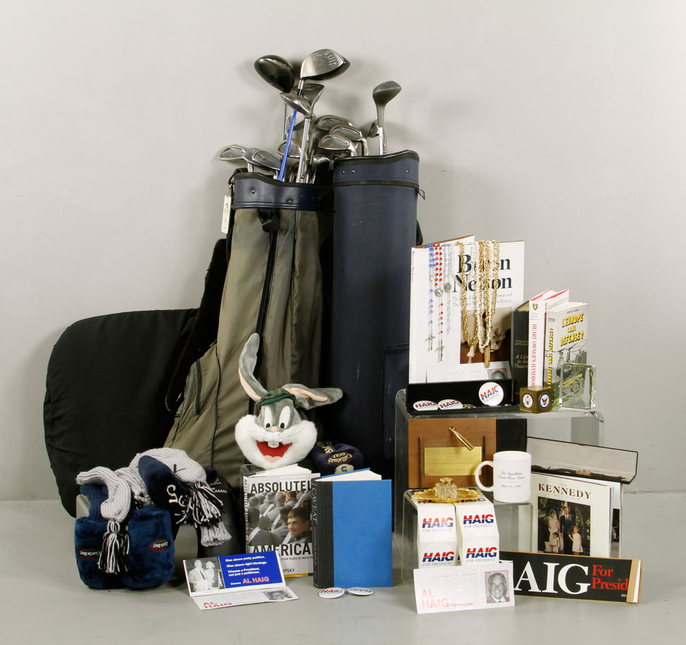 Appraisal: - Haig Personal Items Lot of Haig personal items to