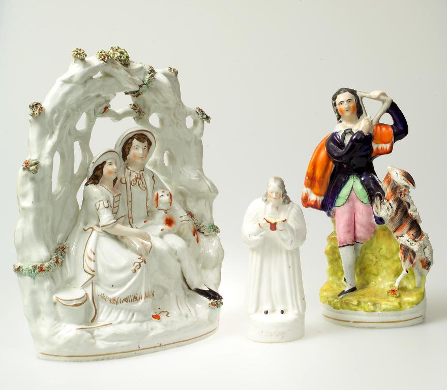 Appraisal: STAFFORDSHIRE FIGURE OF JULES PERROT AS GRINGOIRE c modelled standing