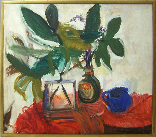 Appraisal: Anne Tabachnick American th c oil on board still life