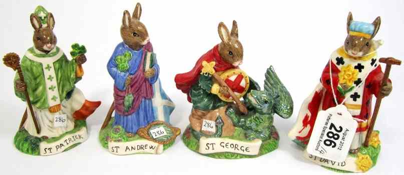 Appraisal: Royal Doulton Bunnykins Figures comprising of St Patricks DB St