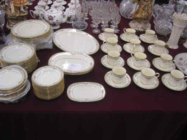 Appraisal: pc Noritake ''Barrymore'' China Service for with servers excellent some