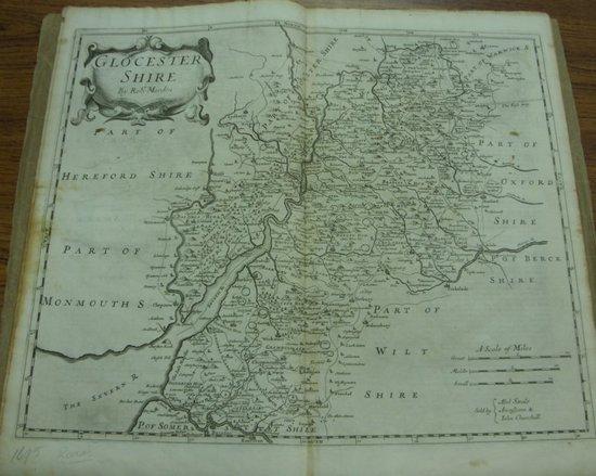 Appraisal: Robert Morden Glocestershireengraved map cm x cm x with text