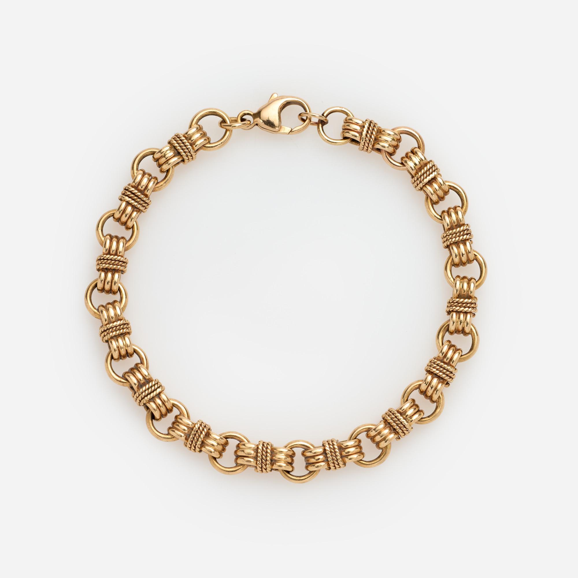 Appraisal: TIFFANY CO K LINK BRACELET A Tiffany Co k yellow