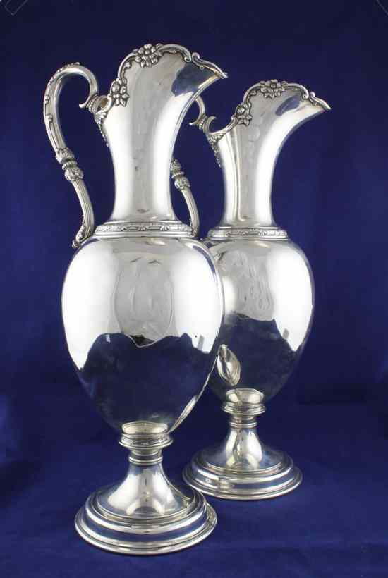 Appraisal: A handsome pair of late th early th century sterling