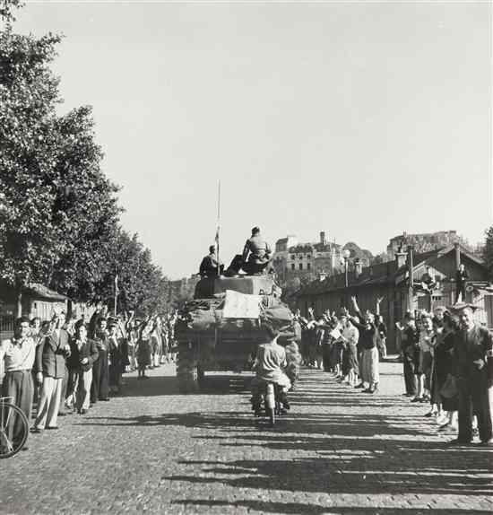 Appraisal: Robert Capa Hungarian - Allied Entry into Paris - Aug