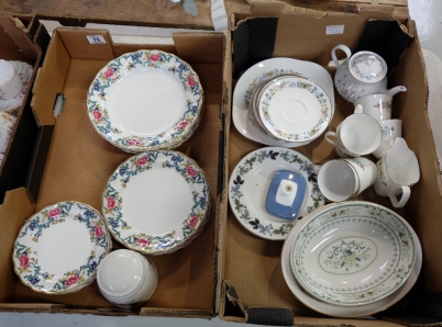 Appraisal: A collection of various tea dinner ware including Royal Doulton