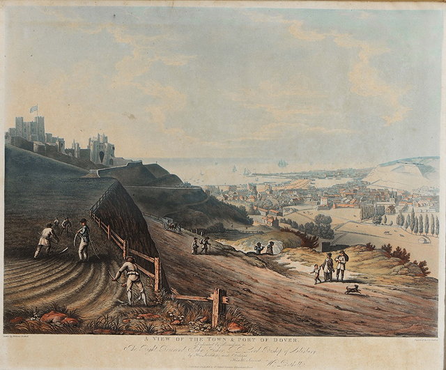 Appraisal: J C STADLER AFTER WILLIAM BETHELLA view of the town