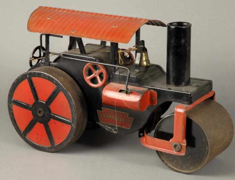 Appraisal: Pressed Steel Keystone Steam Roller Description American Single front roller