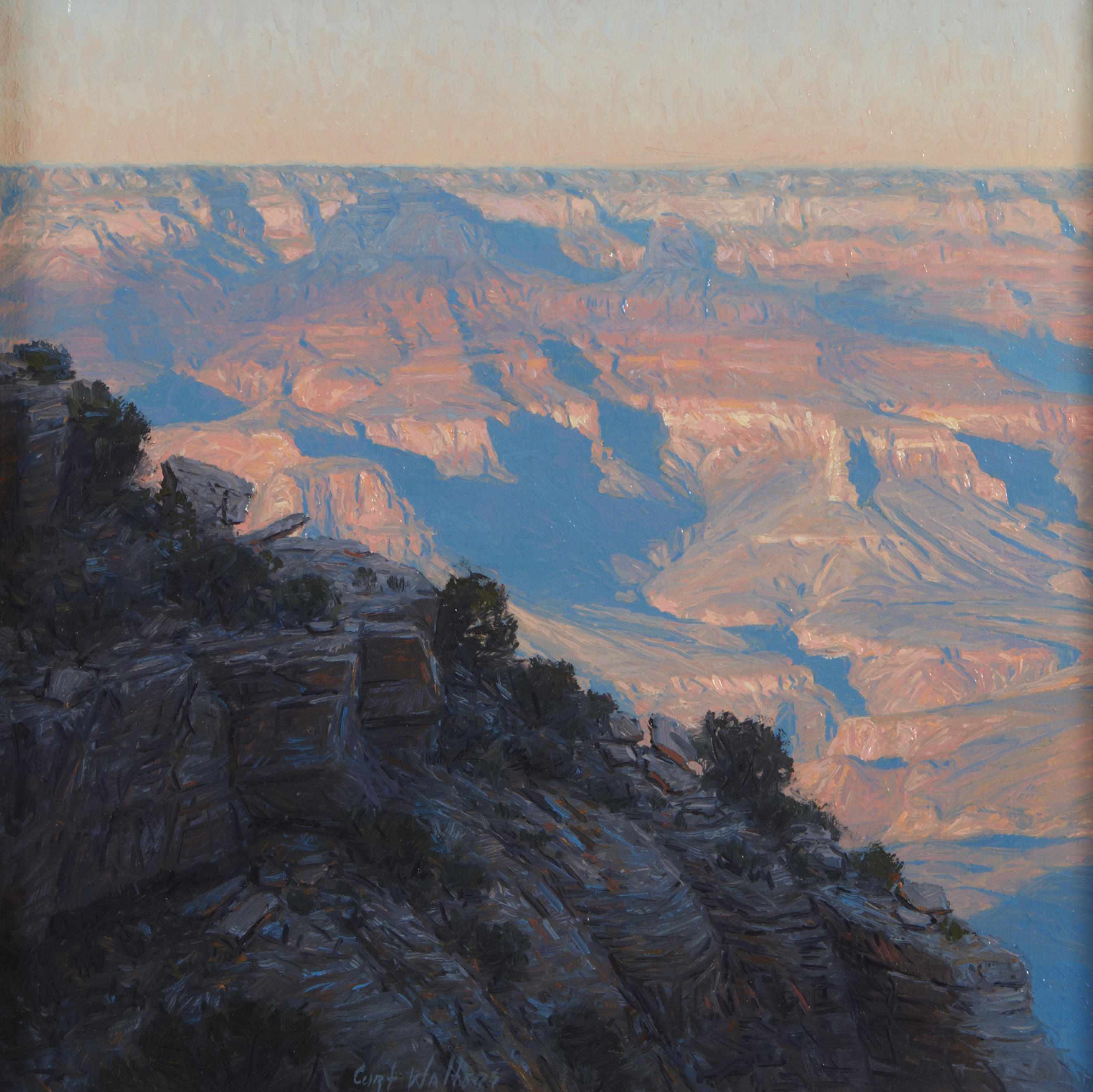 Appraisal: Curt Walters American born An azure ambience signed lower center