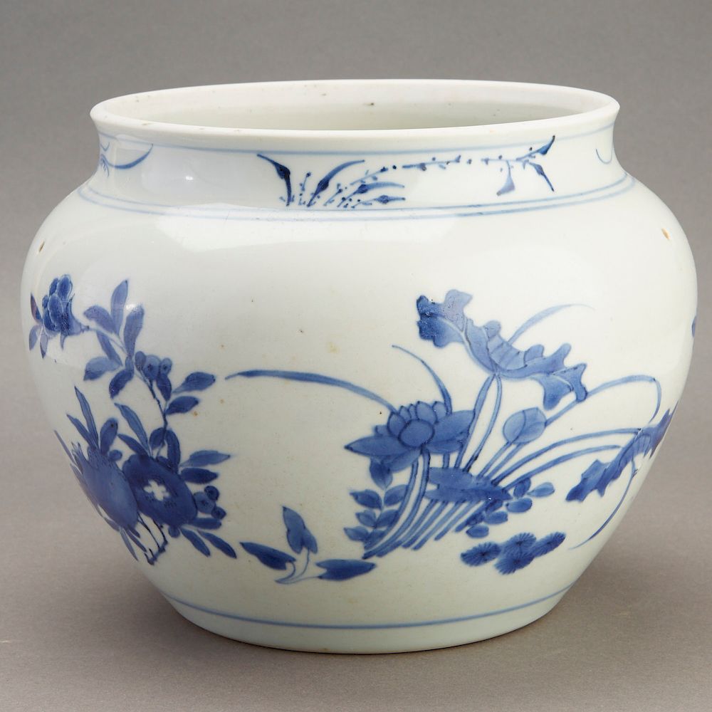 Appraisal: th c Chinese Porcelain Jardiniere An exceptionally rare Chinese porcelain