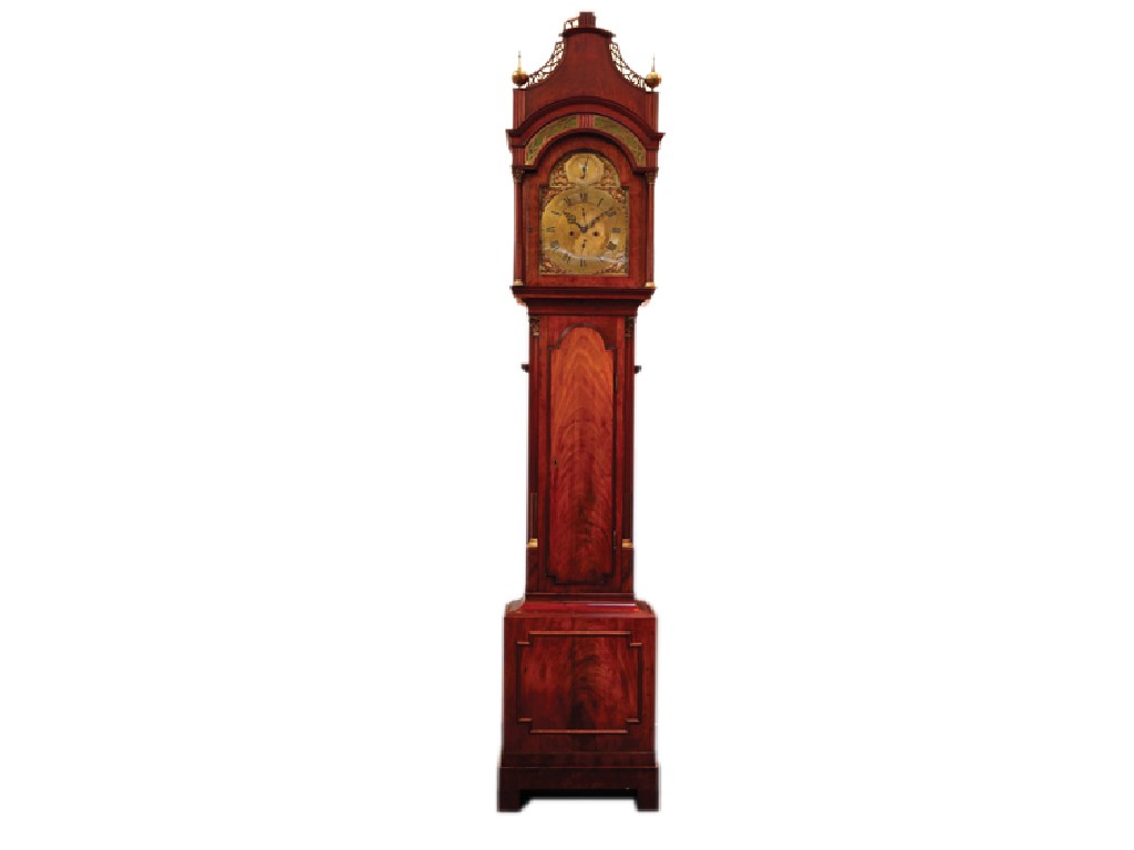 Appraisal: A GEORGE III MAHOGANY LONGCASE CLOCK inscribed John Taylor London