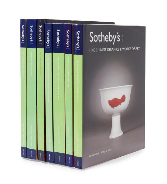 Appraisal: Sale Lot A Collection of Sotheby's Auction Catalogues comprising publications