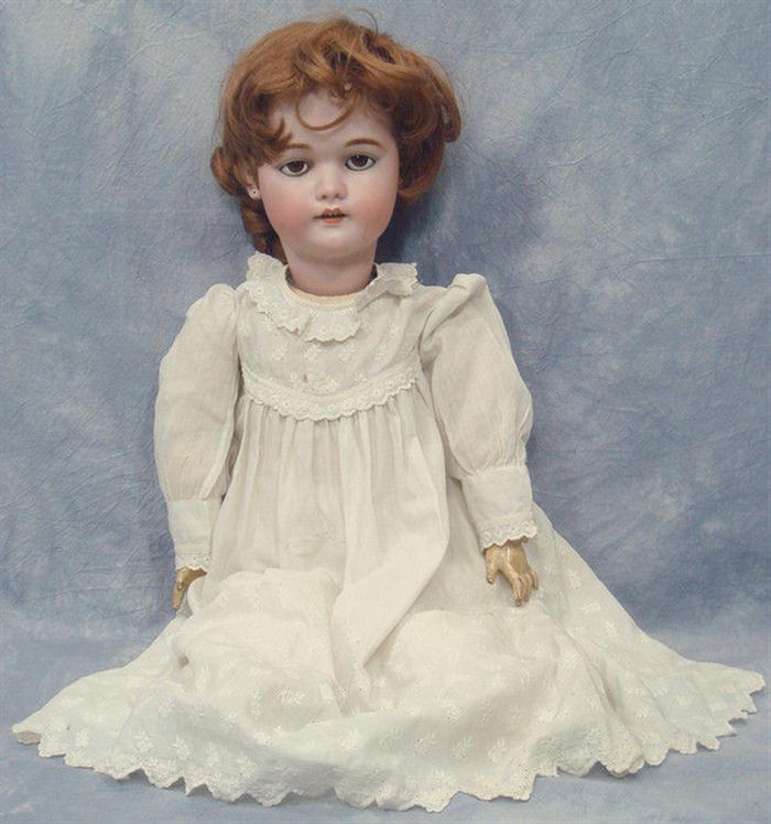 Appraisal: Schoenau Hoffmeister bisque head doll inches tall marked S H