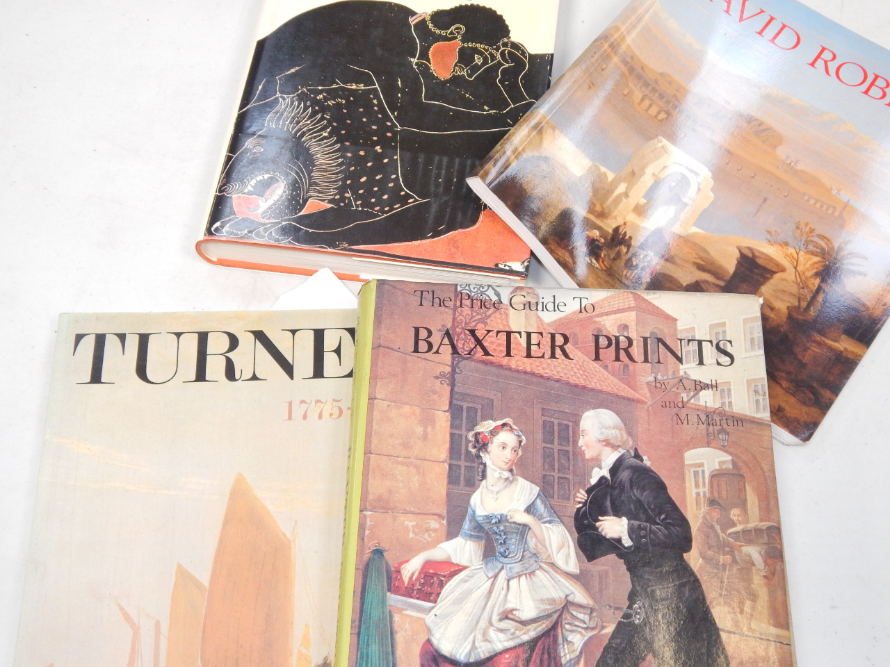 Appraisal: Art reference works including Antique Collectors Club book on Baxter