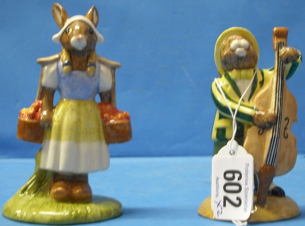 Appraisal: Royal Doulton Bunnykins figures Double Bass Player DB and Dutch