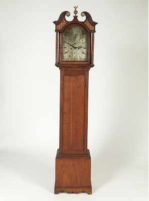 Appraisal: J N Robertson Armorial Long Clock Edinburgh ca - With