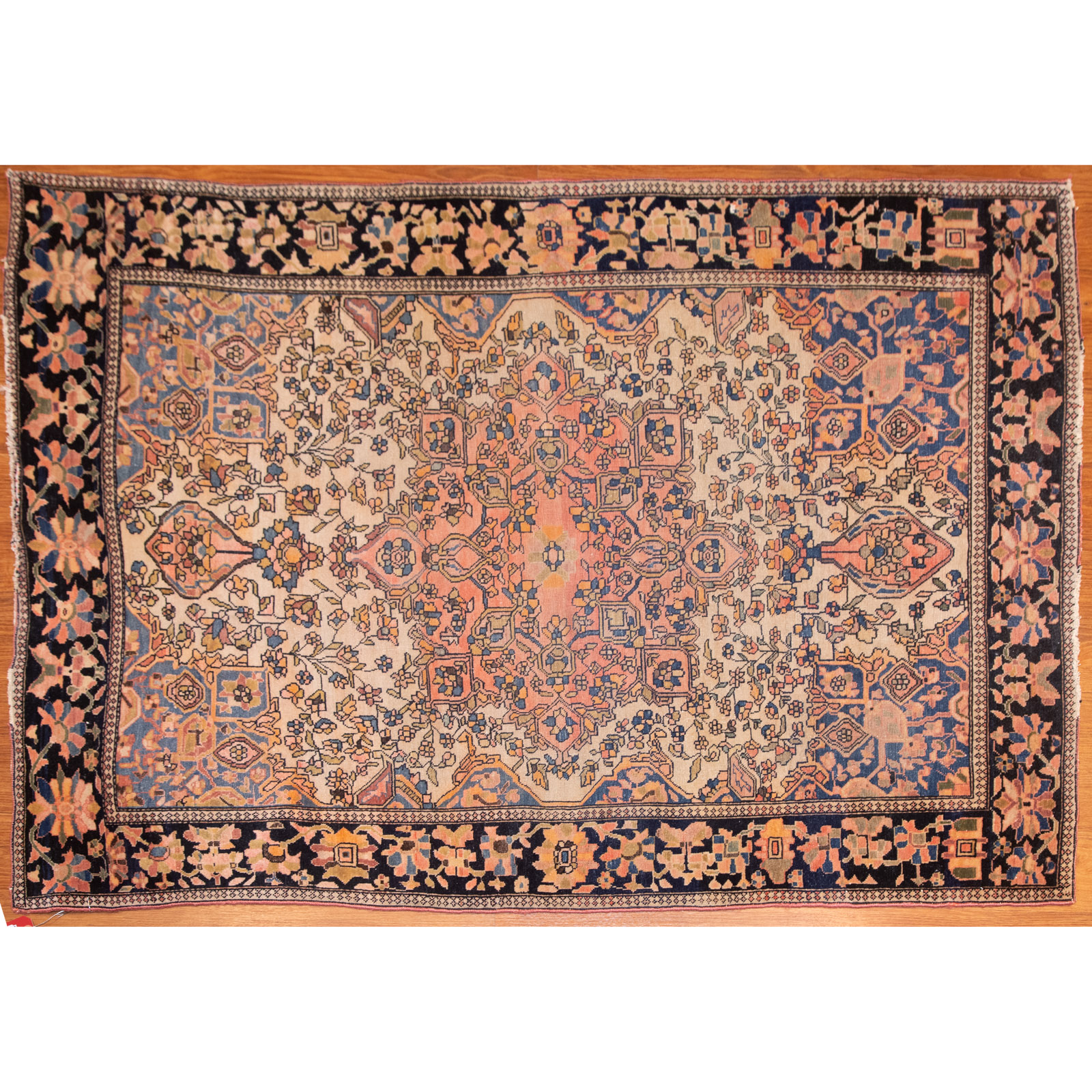 Appraisal: ANTIQUE FERAGHAN SAROUK RUG PERSIA X First quarter- th century