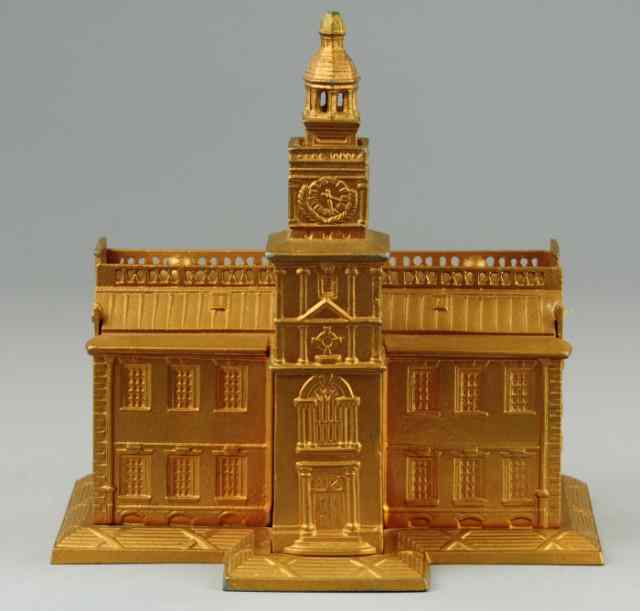 Appraisal: INDEPENDENCE HALL STILL BANK Enterprise cast iron excellent casting of