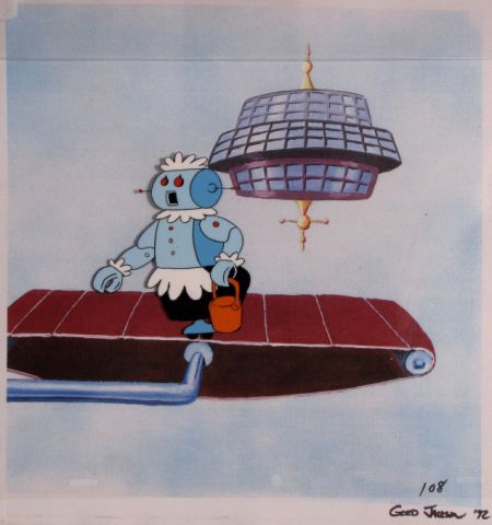 Appraisal: Two Vintage Jetsons cartoon Original Animation Cels including circa 's