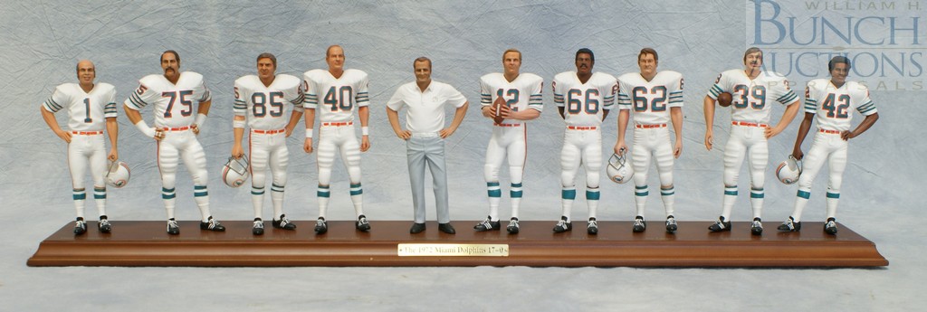 Appraisal: Danbury Mint Miami Dolphins Yepremian Fernandez Buoniconti Anderson Shula Griese