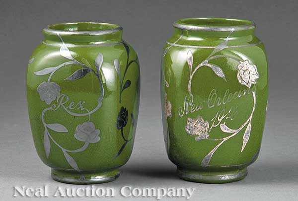 Appraisal: Mardi Gras a pair of Rex vase krewe favors Visions