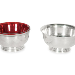 Appraisal: A Tiffany Co Silver Revere Bowl and an International Silver