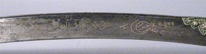 Appraisal: Three Indo-Persian long swords th century and possibly earlier The