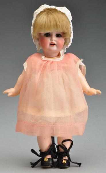 Appraisal: Cute J D Kestner Character Doll Description German bisque socket