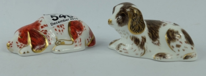 Appraisal: Royal Crown Derby Scruff and Puppy both for collector's guild