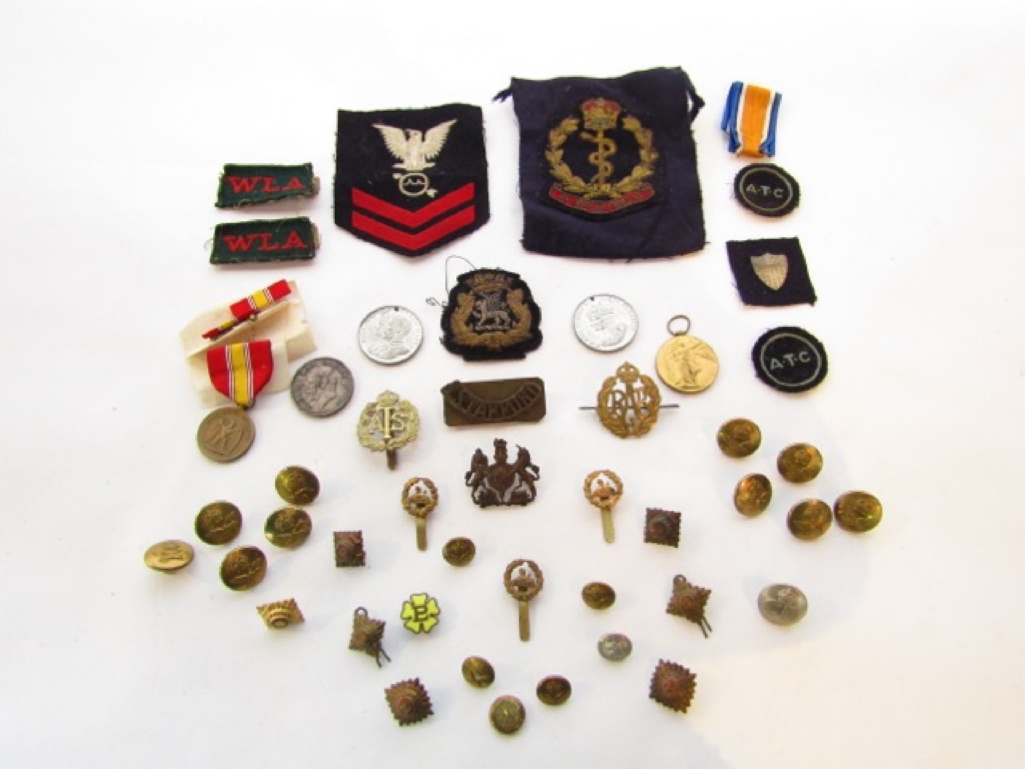 Appraisal: A National Defence Service Medal and a quantity of military