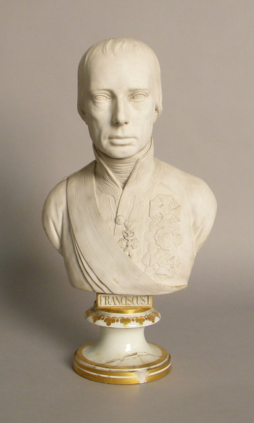 Appraisal: Parian bust of Francis I h