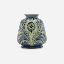 Appraisal: Moorcroft Pottery Florian Ware vase with forget-me-nots c - glazed