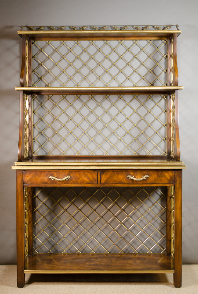 Appraisal: REGENCY STYLE ADMIRALTY BAKER'S RACK Theodore Alexander Furniture Co Althorp