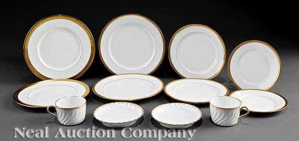 Appraisal: A Haviland Co Limoges Partial Dinner Service for Eleven stamped