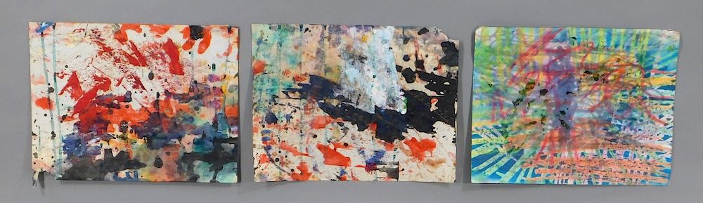 Appraisal: Taro Yamamoto Abstract Expressionist WC Painting Taro Yamamoto Connecticut New