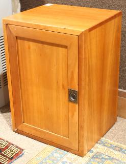 Appraisal: Large cigar humidor cabinet Large cigar humidor cabinet having a